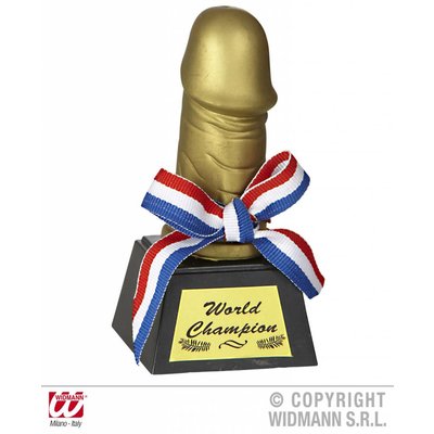 Gouden penis trofee voor winnaars