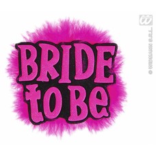 Zwarte broche bride to be