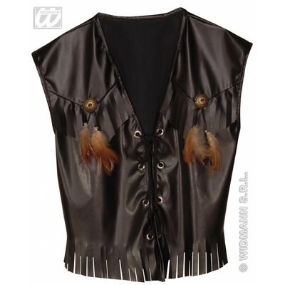 Vrijgezellenavond ideeën: Rocker/Biker vest, lederlook