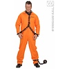 Party-kostuum: Oranje inmate overalls