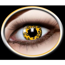 Feest-accessoires: Contactlens Leopard