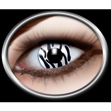 Feest-accessoires: Contactlens Zebra