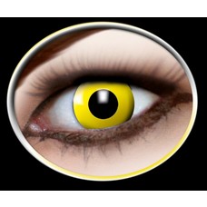 Feest-accessoires: Contactlens Geel