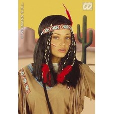 Party-accessoires: Pruik, Indiaanse Cheyenne