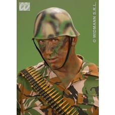 Party-accessoires: Camouflage soldaten helm