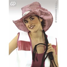 Party-accessoires: Paillettenhoed cowgirl