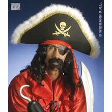 Party-accessoires: Luxe piratenhoed met hoofdband