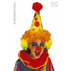 Party-accessoires: Clownshoed neon met pruik