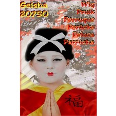 Carnaval- & feest accessoires: Geisha Pruik