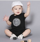 HAPPY PRINCE - Baby suit zwart "I'm baby"