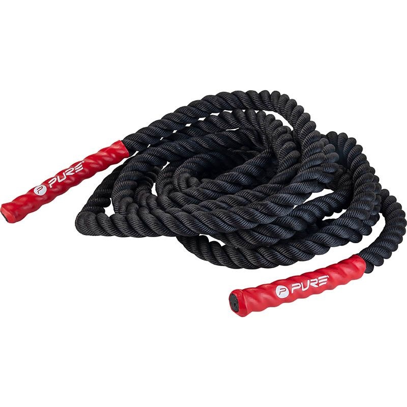 Het formulier maïs Celsius Pure2Improve Battle Rope - Crossfit-fitness touw - 9 meter - Haakrvs