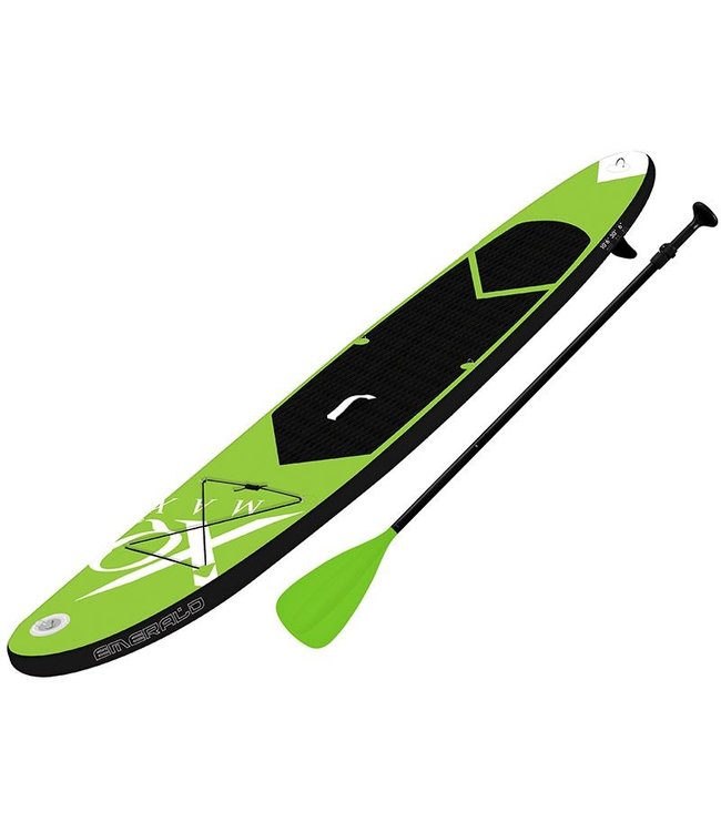 XQ Max SUP Board Set - Opblaasbaar - 320x76x15cm - lime