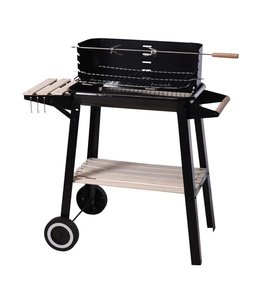 BBQ Verrijdbare Barbecue - met zijtafel - 83 x 45 cm