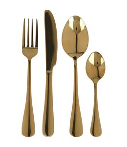 Excellent Houseware Bestekset 16-dlg - goud