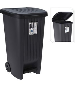 Afvalcontainer - Met Voetpedaal - 100 Liter