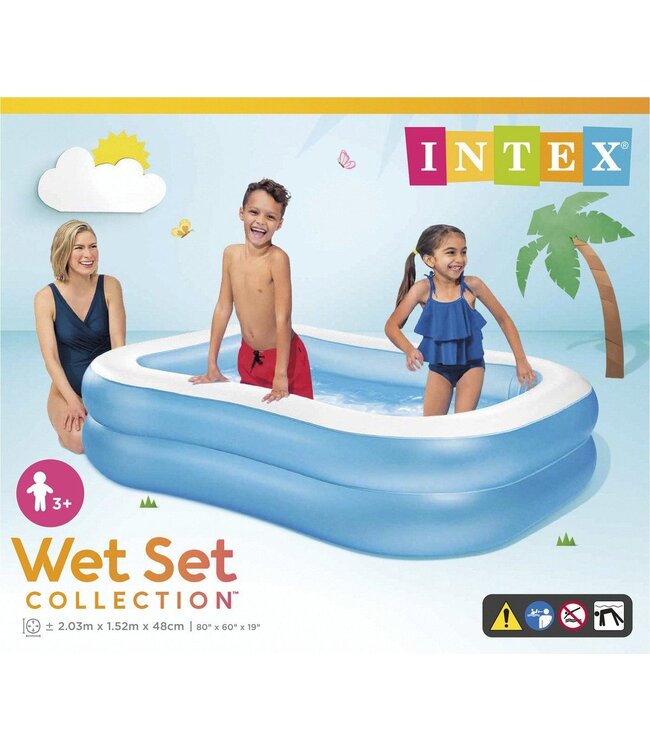 Intex familypool - 203 x 152 x 48cm