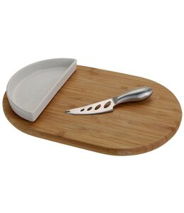 Excellent Houseware Kaasplank (30x19.5) met bakje en mes