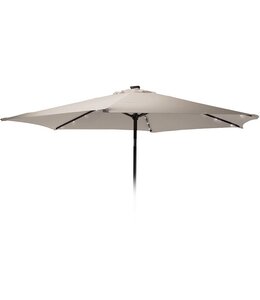 Ambiance Parasol met verlichting - 270cm - taupe