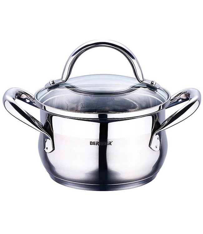 Bergner RVS 18/10 kookpan 20cm - 3,3 liter