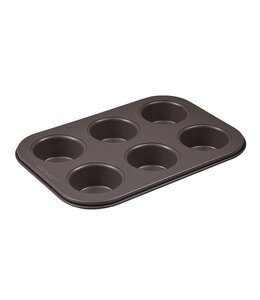 Bergner Muffinbakvorm - 2 stuks met 6 cupcakevormpjes - voor 12 Muffins - Lovers