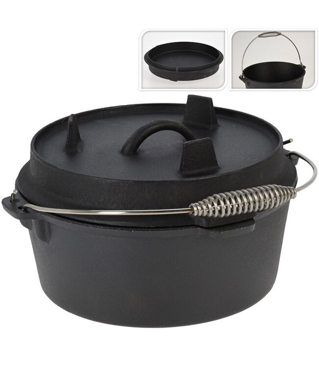 Dutch Oven Pan - Gietijzer - 25 cm