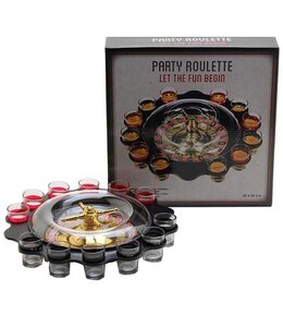 Party Roulette met 12 shotglaasjes