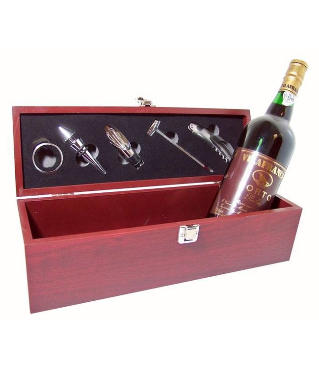 Wijn-giftbox met accessoires