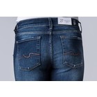 7 FOR ALL MANKIND MID RISE ROXANNE SLIM ILL DARK INDIGO