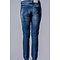 7 FOR ALL MANKIND THE SKINNY BLUESTEELDISTRESSED