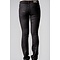 7 FOR ALL MANKIND STRAIGHT LEG HIGH WAIST BLACK