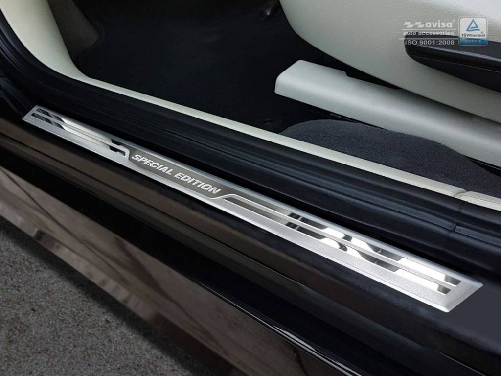 Edelstahl Trittschutz Einstiegsleisten Exclusive für Peugeot 406 Coupe  97-14
