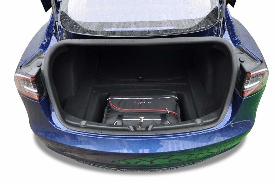 Maßgefertigtes Reisetaschen Set für Tesla 3 - Maluch Premium Autozubehör