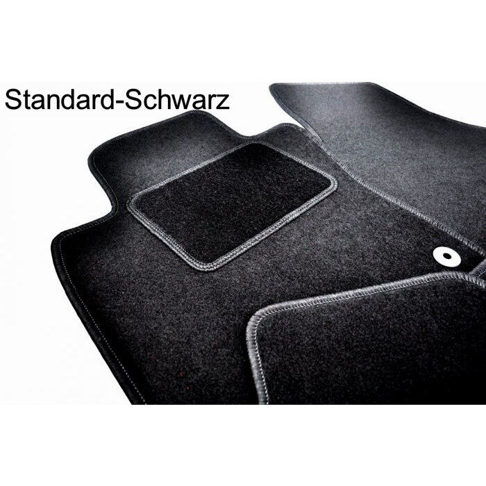 Fußmatten BMW 3er E90, E91: Original Velours-Qualität in Schwarz