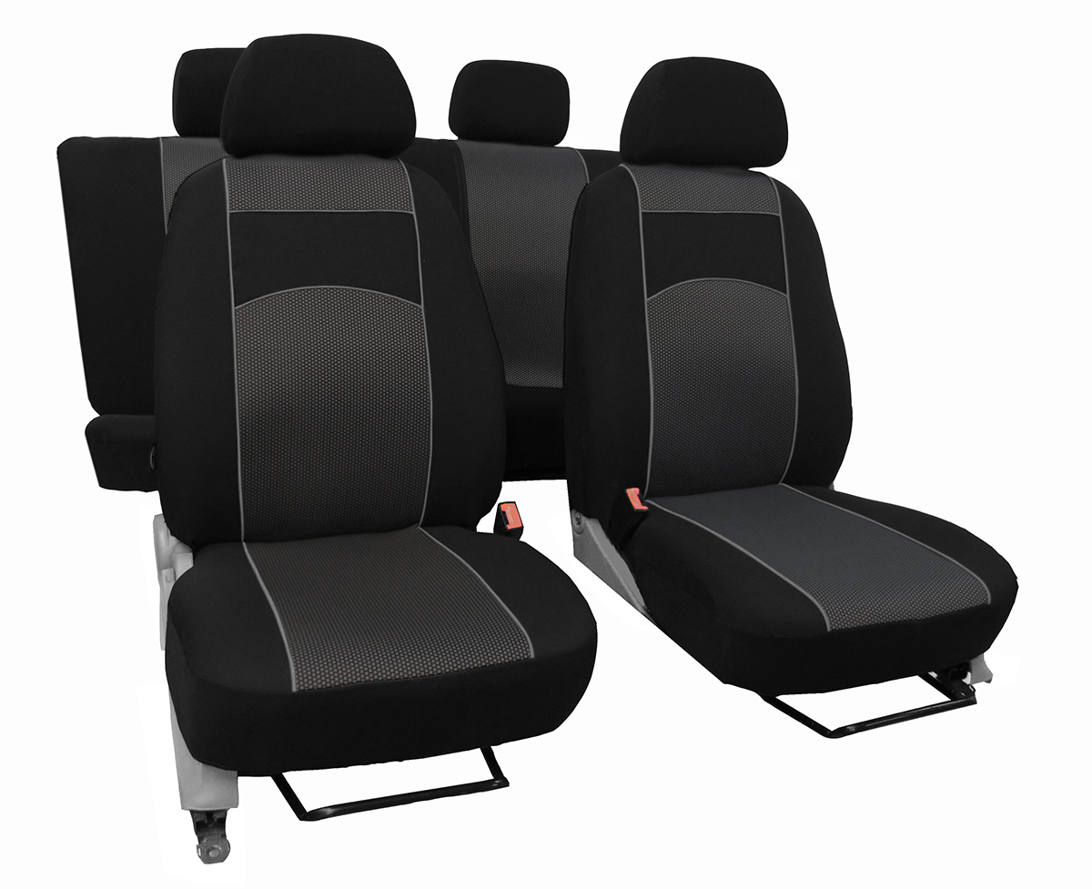 Sitzbezüge Sitzbezug Schonbezüge für Volvo S80 Comfort Grau