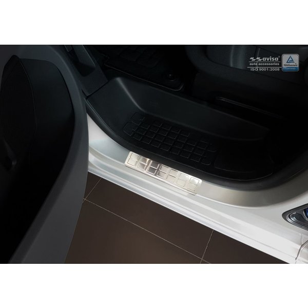 Einstiegsleiste Edelstahl Satin für Expert / Jumpy / Spacetourer vorn