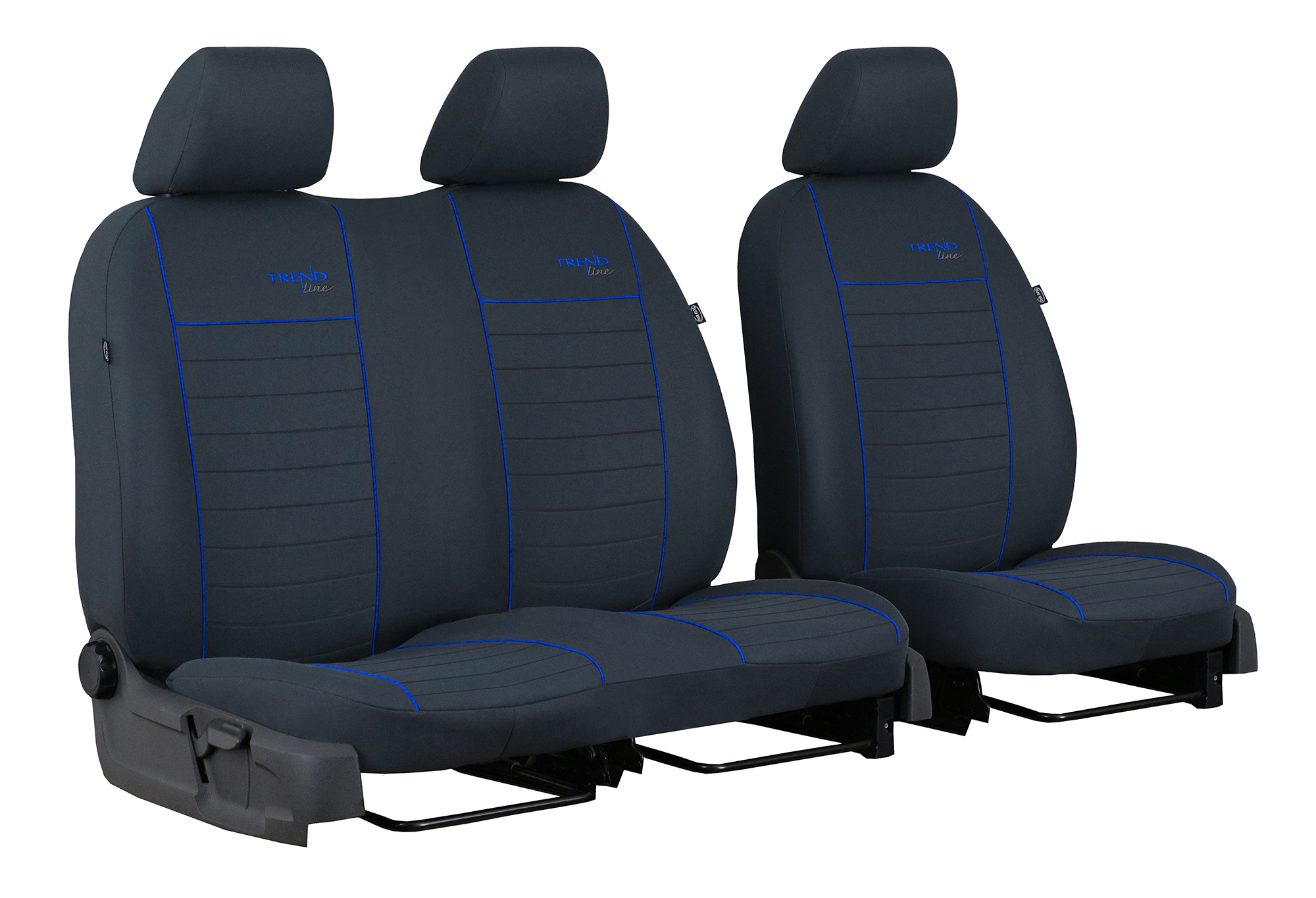 Petex Autositzbezug Sitzbezug für Transporter/ Kombi, 1-tlg Profi 2 in  blau, Bestehend aus Einzelsitz hinten, universelle Passform