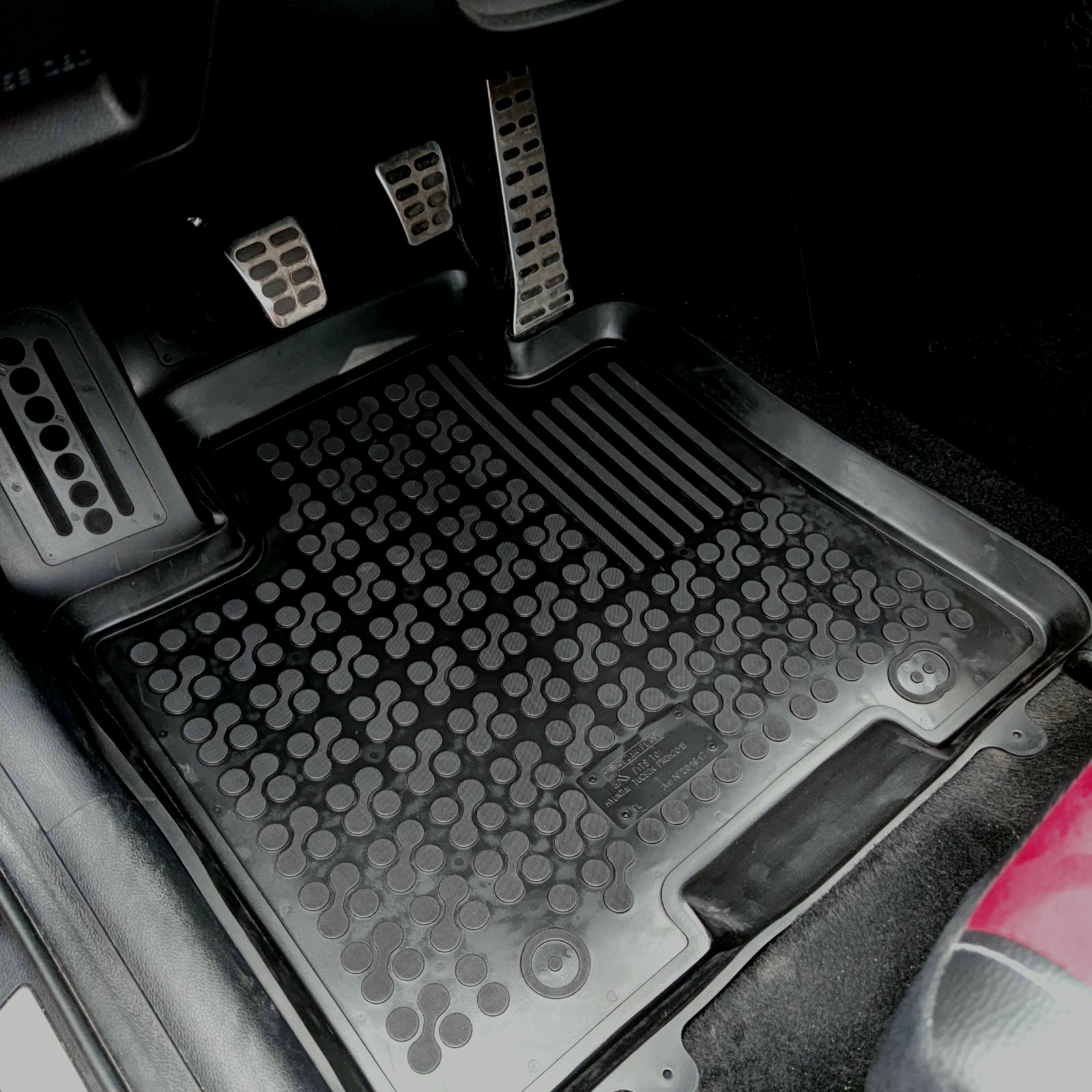 Auto Fußmatten für Suzuki Jimny 2005-2023,PU-Leder Nach Maß Auto FußMatten  Wasserdicht Anti Rutsch Matten Autozubehör Matten Teppiche,D