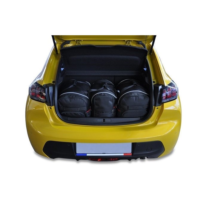 Maßgefertigtes Reisetaschen Set für Peugeot 208 II - Maluch Premium  Autozubehör
