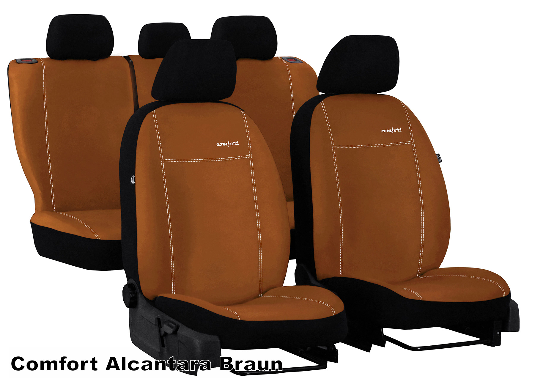 Auto Sitzbezüge Leder Autositzbezüge Set für BMW 330e 2016-2021
