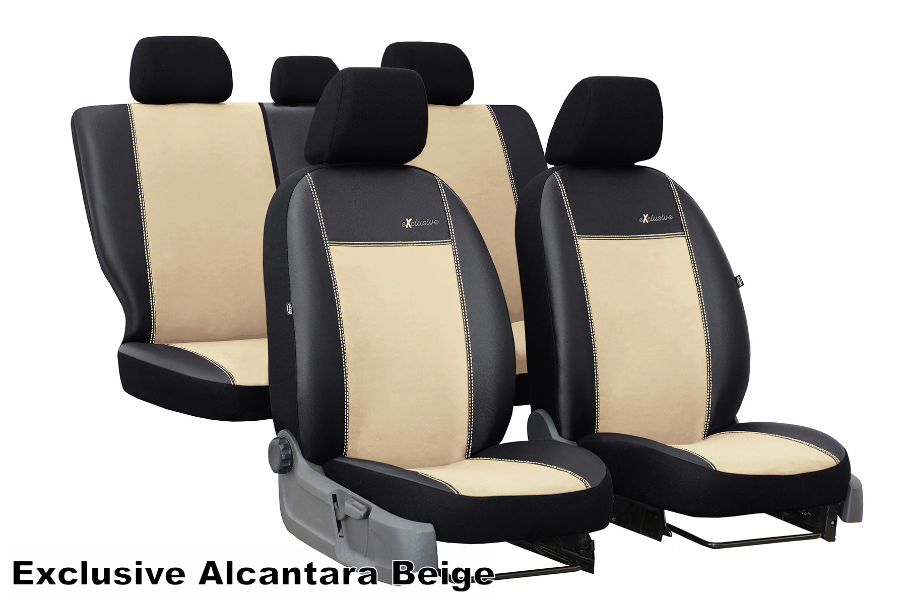 Sitzbezüge Auto Leder Autositzbezüge Universal Set für Audi A3 A4