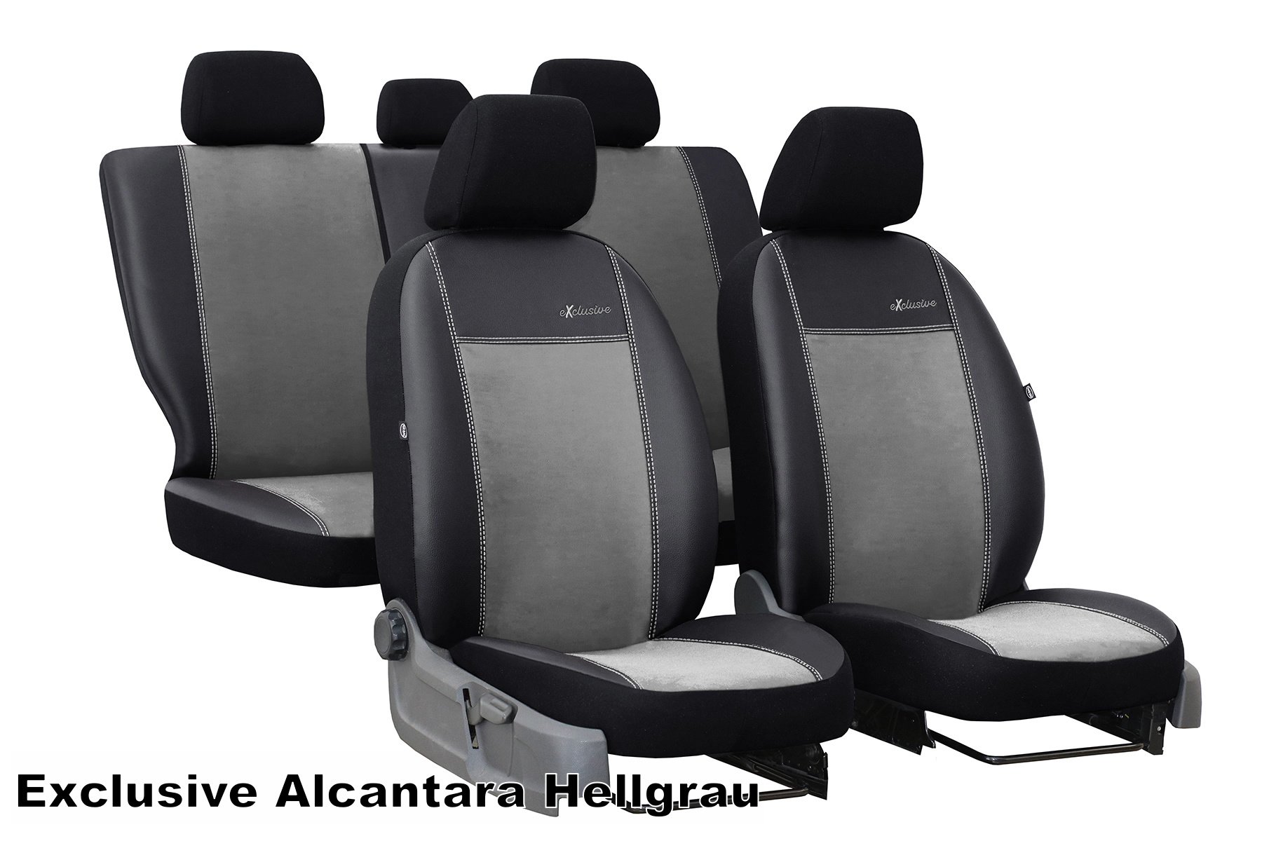 Sitzbezüge passend für Audi A3 (Model: Pilot - Farbe: Grau)