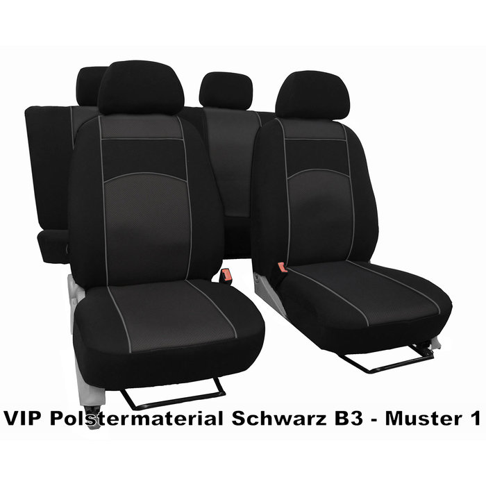 Pok Ter Maßgenauer Stoff Autositzbezug für Opel Vivaro