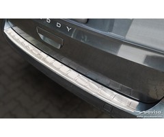 Für VW Caddy 3 III 2K Ladekantenschutz Edelstahl + Abkantung Chrom Metall