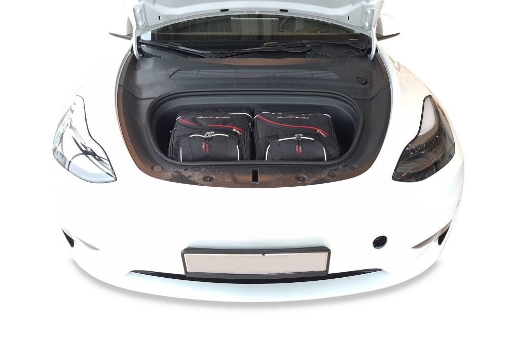 Maßgefertigtes Reisetaschen Set für Tesla Y - Maluch Premium Autozubehör