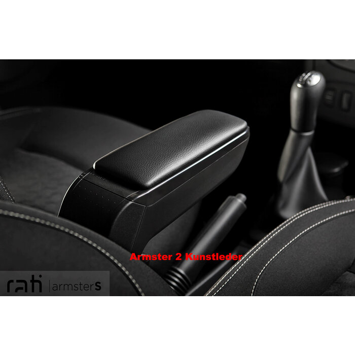 Rati armster S armsteun geschikt voor FORD FIESTA 2008-2017 I armsteun met opbergvak I exacte passing op middenconsole