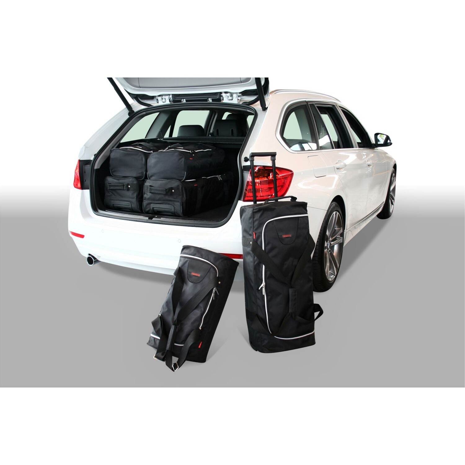 Maßgefertigtes Reisetaschen Set für BMW 3 Touring F31 - Maluch Premium  Autozubehör