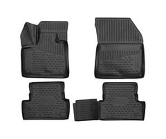 Element 3D Element Gummi Fußmatten für Peugeot 3008