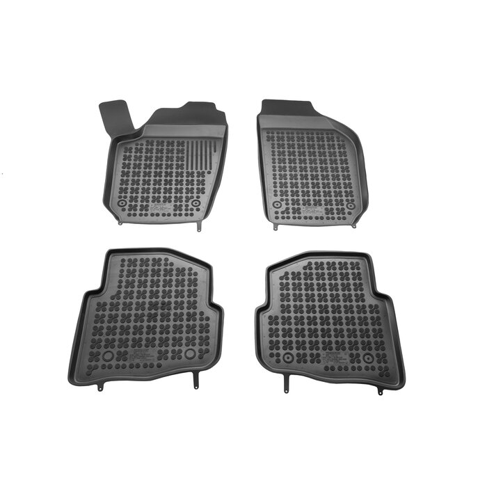 Rezaw Plast Gummi Fußmatten für Volkswagen Polo IV / Skoda Fabia / Seat Ibiza Cordoba