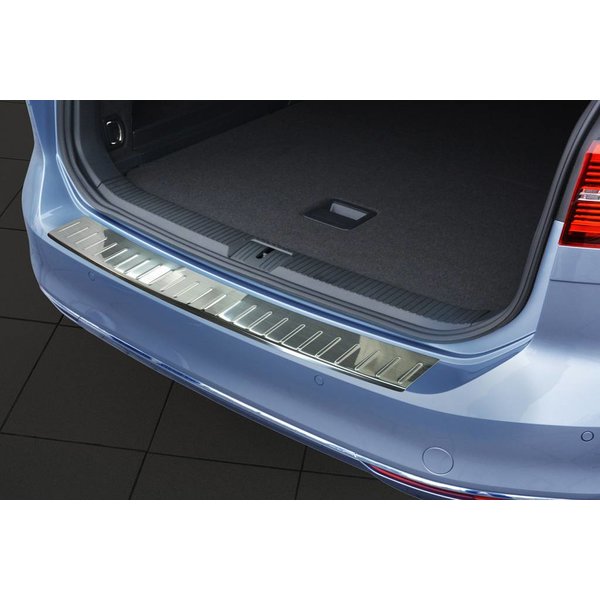Für VW Passat B8 Variant Ladekantenschutz Carbon Look Mit Abkantung