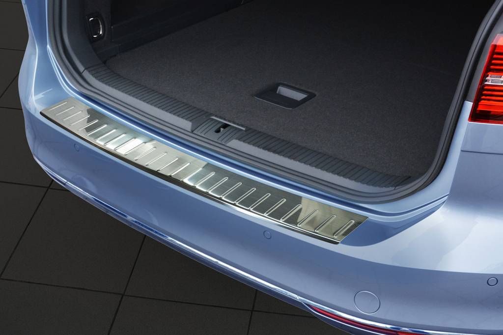 Ladekantenschutz für VW Tiguan 2 und Allspace Aluminium Abkantung 2016
